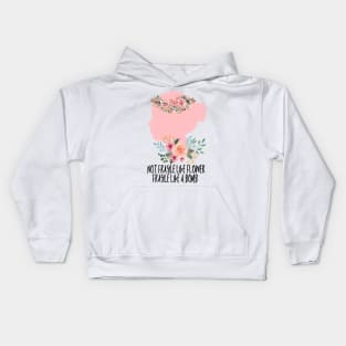 Not fragile like a flower fragile like a bomb Kids Hoodie